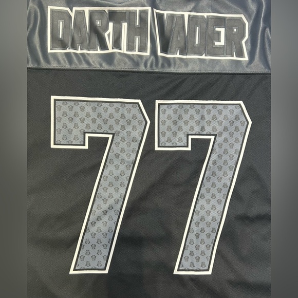 Star Wars Darth Vader #77 Retro Style Football Jersey - Picture 3 of 10